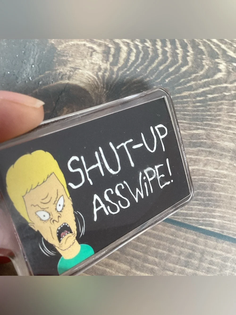 Vintage 90's 1993 Beavis And Butthead Keychain MTV 